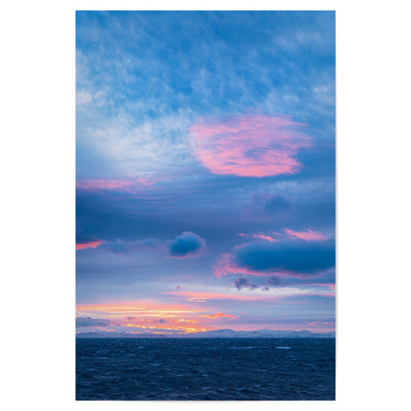 Poster "Sonnenuntergang in der Finnmark" artboxONE - Natur,Reise,Reise / Strand und Meer,Reise / Länder