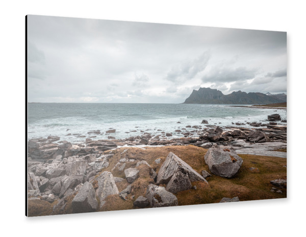 Alu-Dibond "Lofoten Uttakleiv" 30x20 cm artboxONE