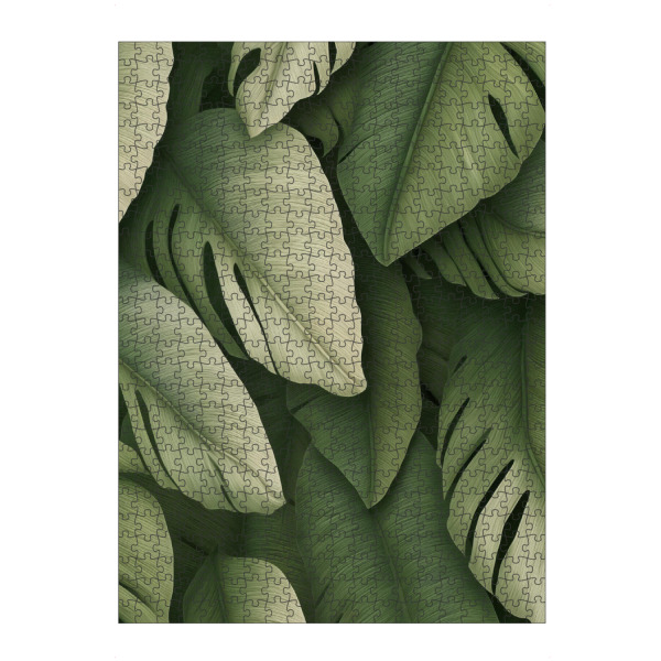 Puzzle Ravensburger "Kontrastreiche Monstera" artboxONE - Natur,Floral