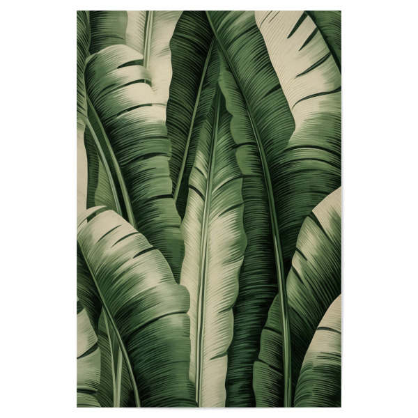Poster "Elegante Bananenblätter" artboxONE - Natur,Floral