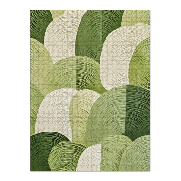 Puzzle Ravensburger "Grüne Natur Inspiration" artboxONE - Natur,Floral,Abstrakt