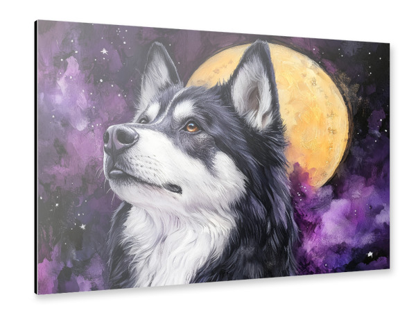 Alu-Dibond "Hundes Leben i" 30x20 cm artboxONE