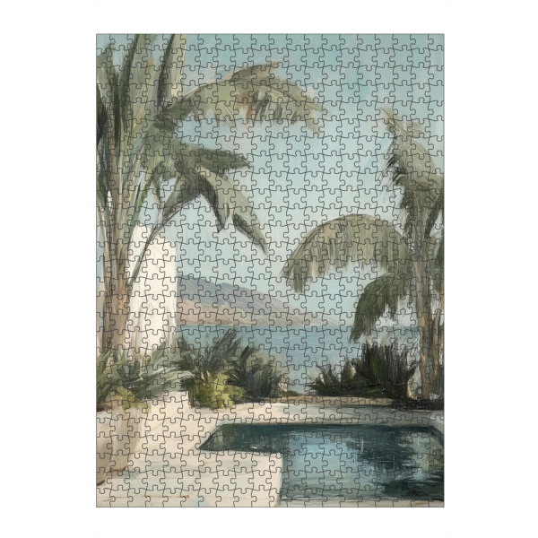 Puzzle Ravensburger "Pool Terrasse im Süden" artboxONE - Natur,Architektur,Reise / Strand und Meer