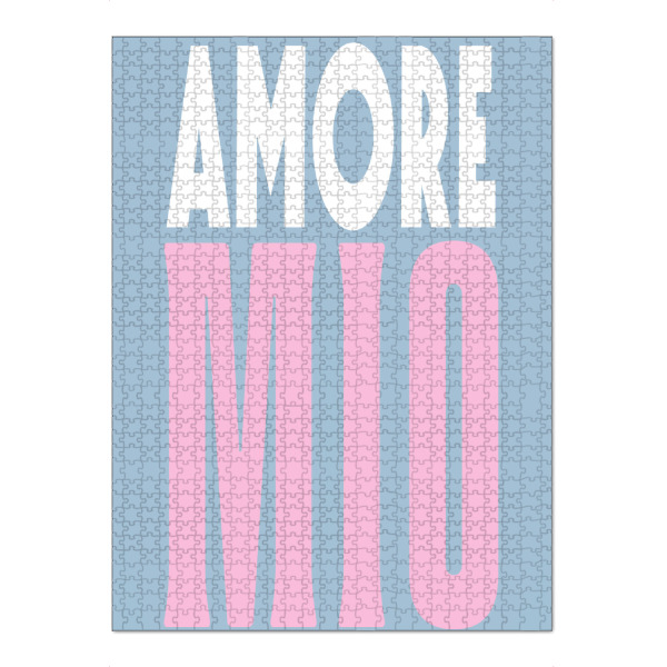 Puzzle Ravensburger "Amore Mio, Pastell Sommer-Pop" artboxONE - Typografie,Geometrie,Liebe