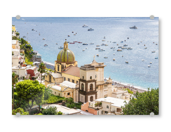 Acrylglasbild "Positano an der Amalfiküste" artboxONE - Natur,Reise,Architektur,Reise / Strand und Meer,Reise / Länder