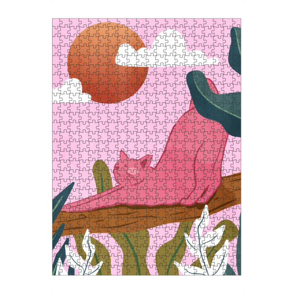 Puzzle Ravensburger "Faule Strecke" artboxONE - Tiere