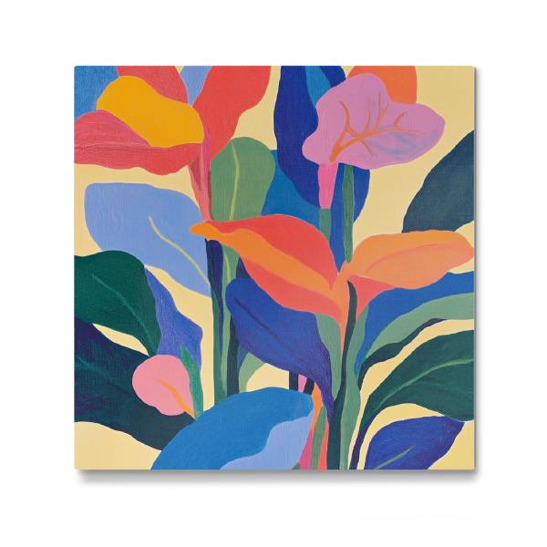 Galerie-Print "Sommerliches Blumen Flair" 30x30 cm artboxONE