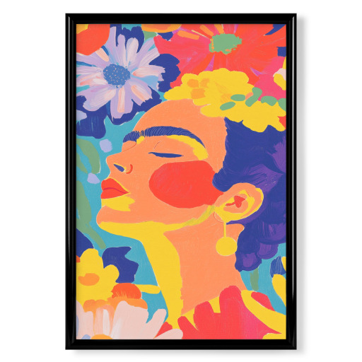 Flower garden with Frida