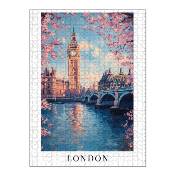 Puzzle Ravensburger "London city - England" artboxONE - Städte,Städte / London,Reise,Architektur