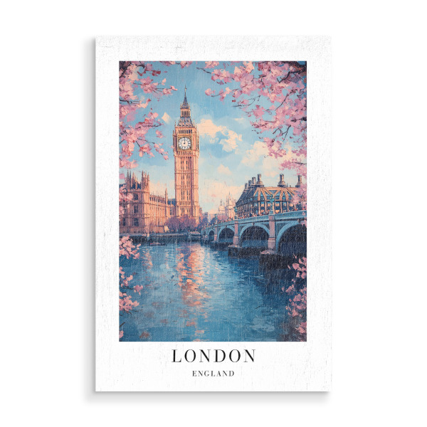 Holzbild "London city - England" artboxONE - Städte,Städte / London,Reise,Architektur