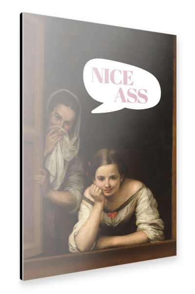 Alu-Dibond "Nice ass" 75x50 cm artboxONE