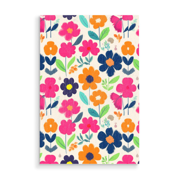 Holzbild "Blumenkraft neu geladen" artboxONE - Floral