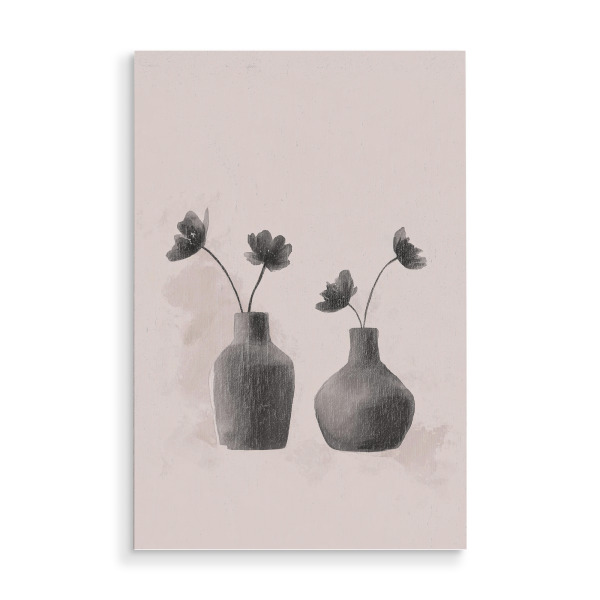 Holzbild "Kreative rosa Blüten" artboxONE - Natur,Floral