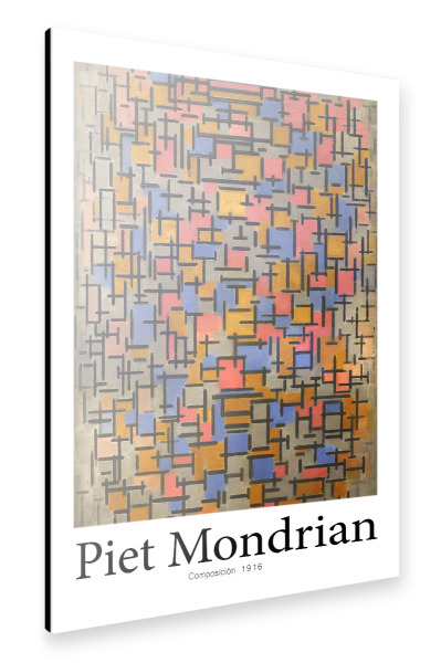 Alu-Dibond "Piet Mondrian d" 30x20 cm artboxONE