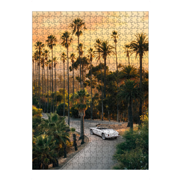 Puzzle Ravensburger "Sunset Boulevard" artboxONE - Reise,Reise / Strand und Meer,Automobile,Städte / Los Angeles,Für Papa