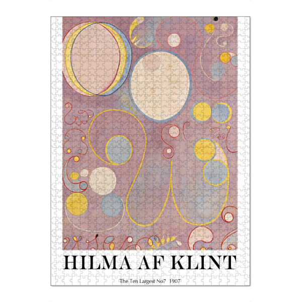 Puzzle Ravensburger "Hilma af Klint m" artboxONE - Abstrakt