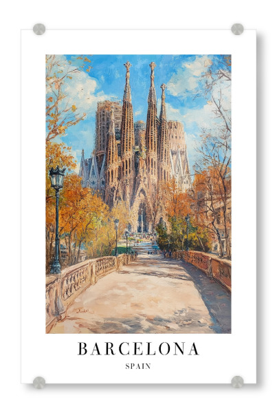 Acrylglasbild "Barcelona - Spain" artboxONE - Städte,Reise,Architektur,Städte / Barcelona