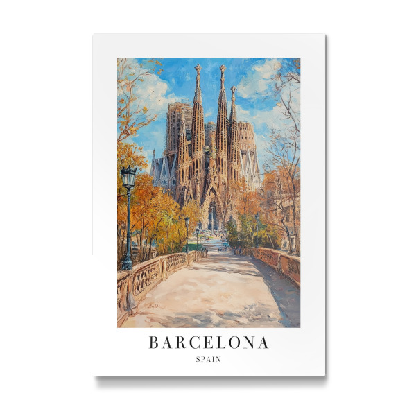 Galerie-Print "Barcelona - Spain" 75x50 cm artboxONE