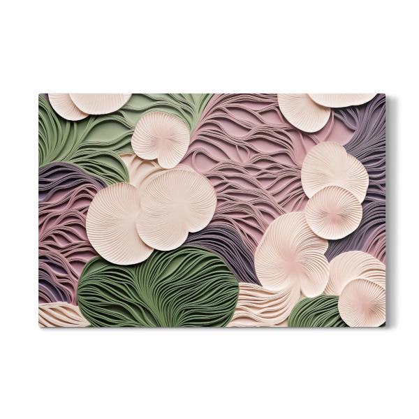 Galerie-Print "Pastel Blumen Wirbel" 75x50 cm artboxONE