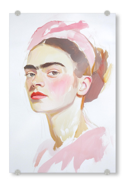 Acrylglasbild "Fridas Romantische Seele" artboxONE - Abstrakt,Menschen,Fashion