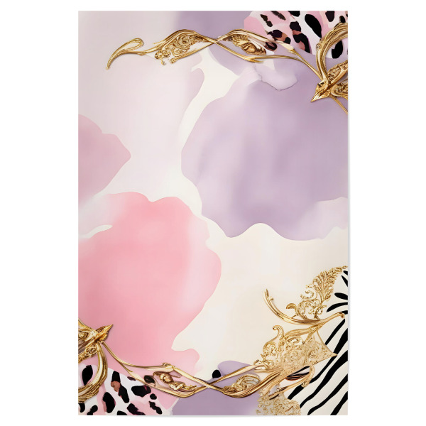 Poster 30x20 cm "Wild und edel" artboxONE - Abstrakt