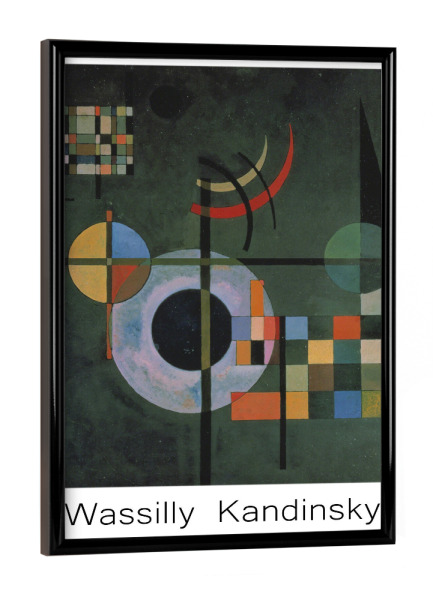 Poster mit schwarzem Rahmen "Wassily Kandinsky i" artboxONE - Abstrakt,Geometrie