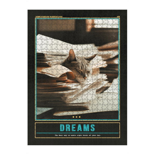 Puzzle Ravensburger "Träume i" artboxONE - Lehrersprüche,Lustig - Büro,Arbeit,Humor,Lustig,Motivation - Bild büro