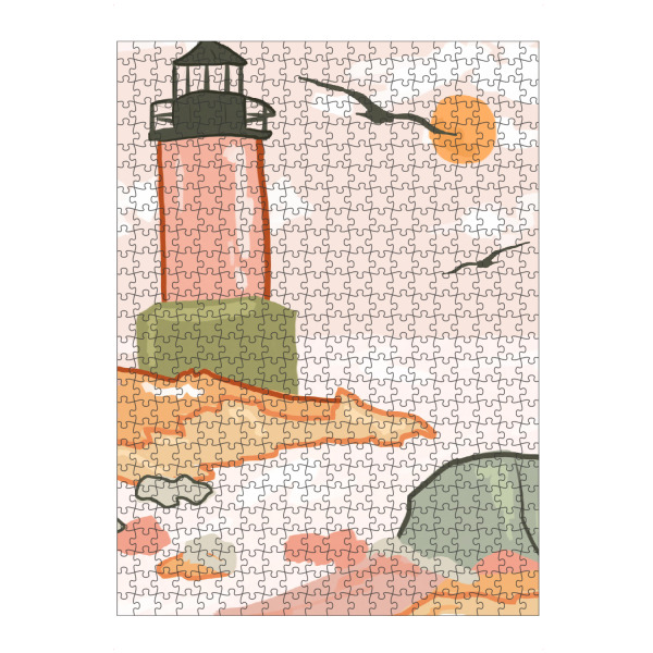 Puzzle Ravensburger "Wo der Himmel auf das Meer trifft" artboxONE - Natur,Abstrakt