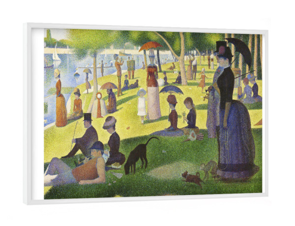 Poster mit weißem Rahmen "Georges Seurat" artboxONE - Abstrakt,Menschen