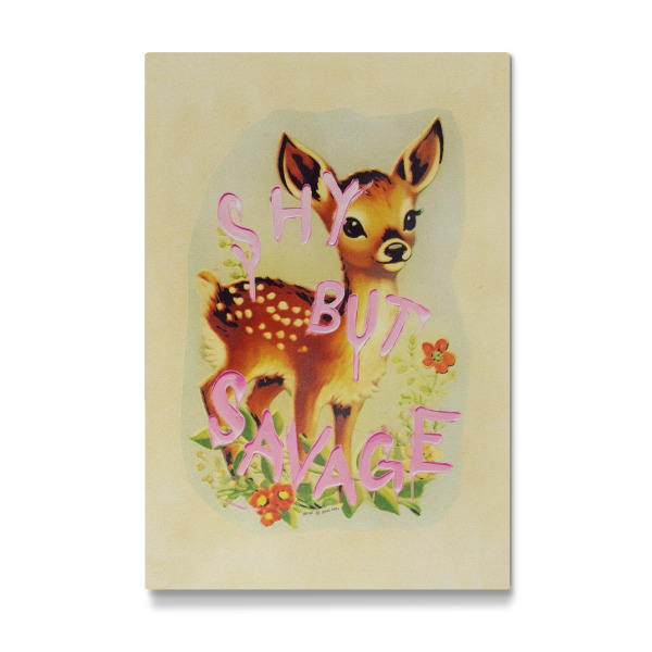 Galerie-Print "Schüchtern, aber wild" 75x50 cm artboxONE