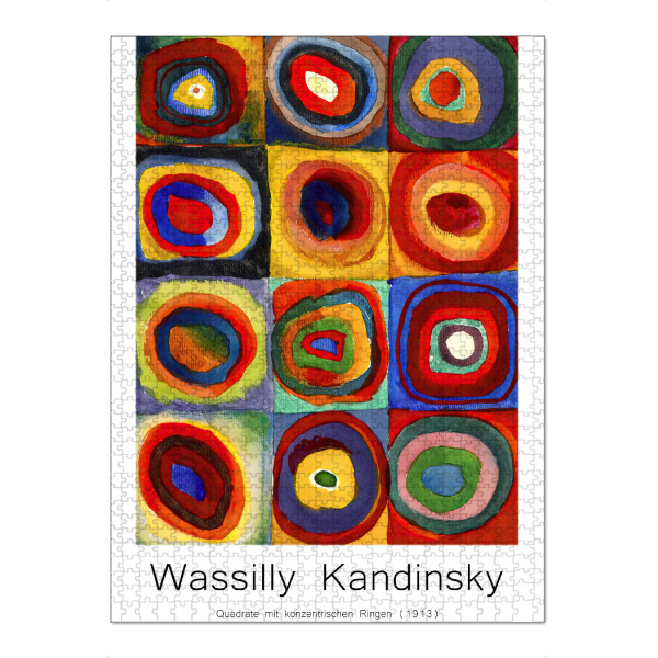Puzzle Ravensburger "Wassily Kandinsky J" artboxONE - Abstrakt