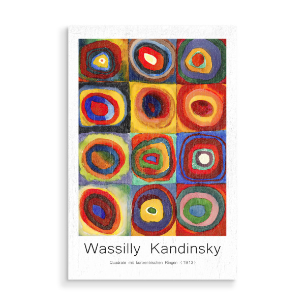 Holzbild "Wassily Kandinsky J" artboxONE - Abstrakt
