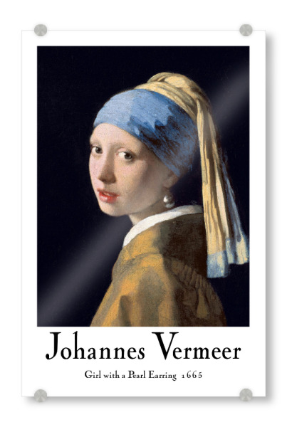 Acrylglasbild "Johannes Vermeer" artboxONE - Abstrakt,Menschen