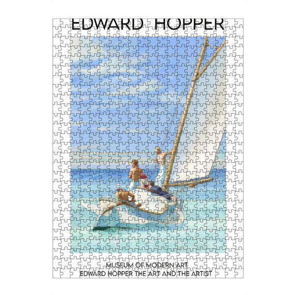 Puzzle Ravensburger "Edward Hopper b" artboxONE - Abstrakt