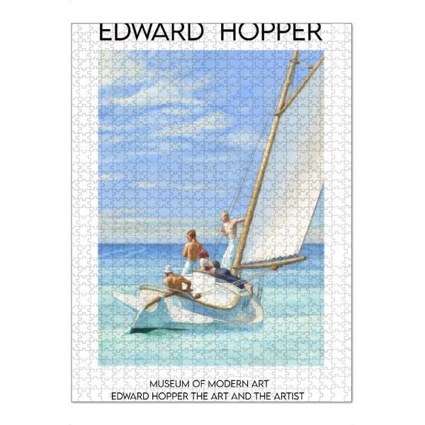 Puzzle Ravensburger "Edward Hopper b" artboxONE - Abstrakt