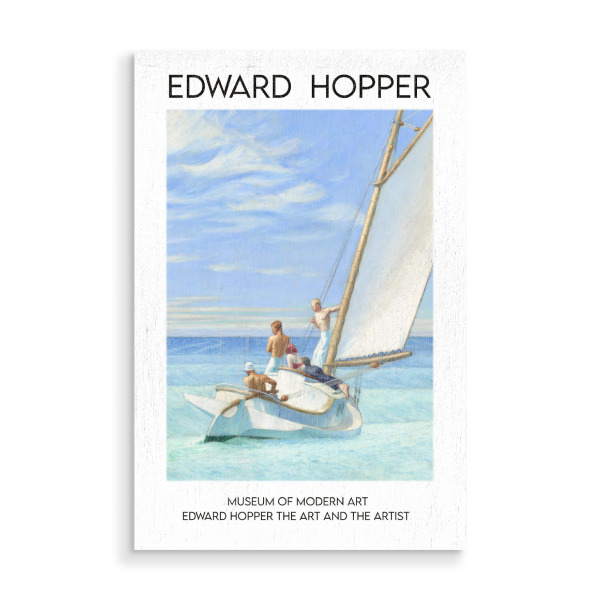 Holzbild "Edward Hopper b" artboxONE - Abstrakt
