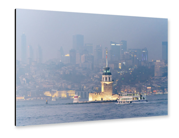 Alu-Dibond "Mädchenturm Istanbul" 30x20 cm artboxONE