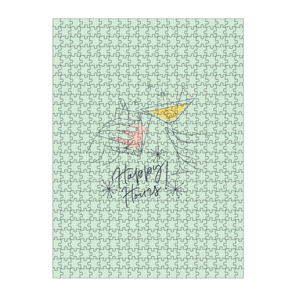 Puzzle Ravensburger "Happy Hours grün" artboxONE - Essen & Trinken,Essen & Trinken / Alkohol