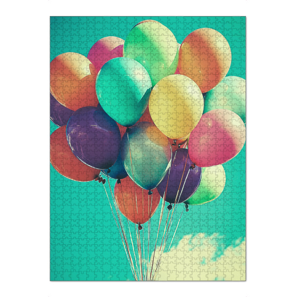 Puzzle Ravensburger "Bunte Party Luftballons" artboxONE - Natur,Festivals