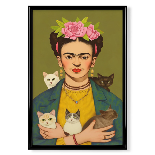 Schmuse-Katzen mit Frida
