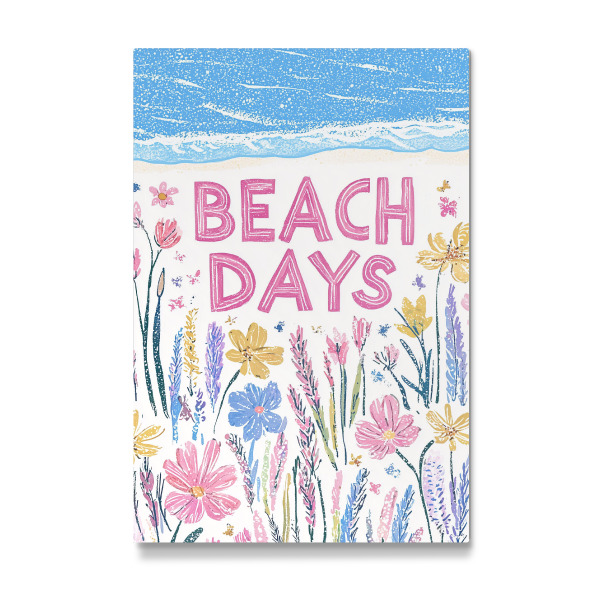 Galerie-Print "Strandtage mit Sommerblumen" 30x20 cm artboxONE