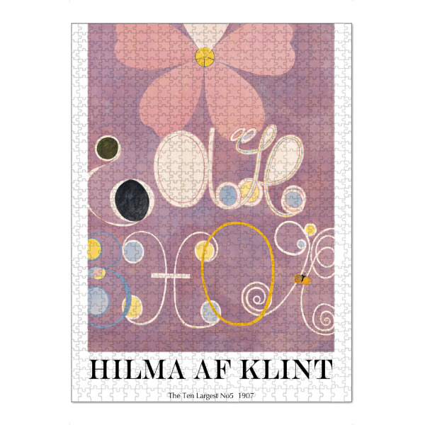 Puzzle Ravensburger "Hilma af klint l" artboxONE - Abstrakt
