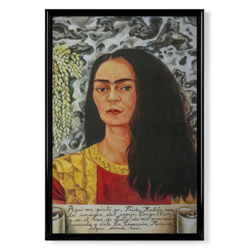 Frida Kahlo, mit offenem Haar