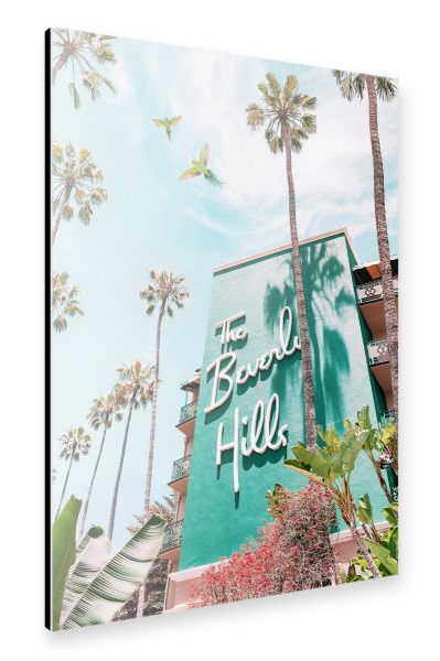 Alu-Dibond "Das Beverly Hills Hotel" 30x20 cm artboxONE
