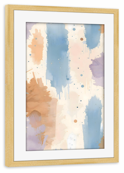 Poster mit Rahmen kiefer "Aesthetic Chaos, But Make It Art" artboxONE - Abstrakt