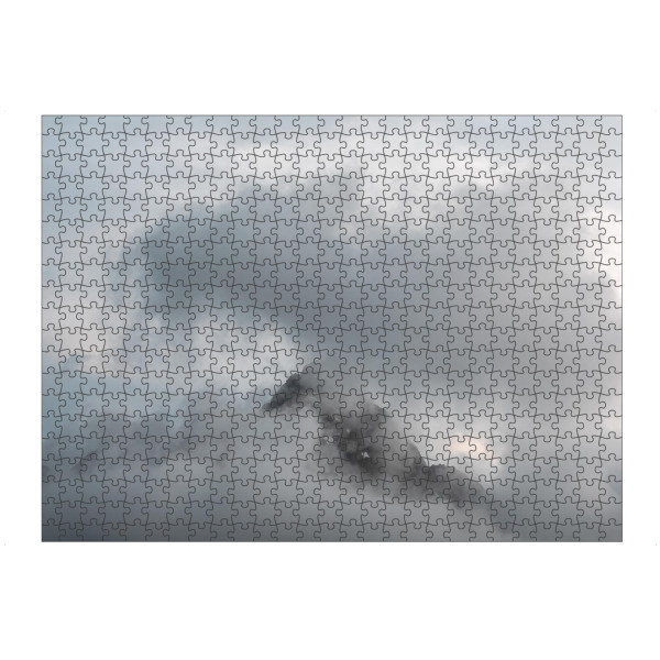 Puzzle Ravensburger "Cloudy Summit" artboxONE - Natur - Berg,Bergspitze,Gipfel,Wolken,Wolkig,Lofoten,Norwegen,Skandinavien - Bild berg