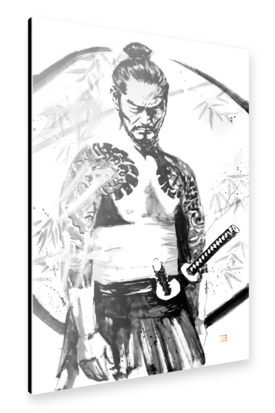 Alu-Dibond "Yakuza und Kanji Yakuza" 75x50 cm artboxONE