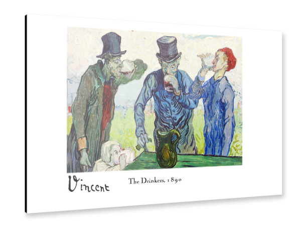 Alu-Dibond "Vincent van Gogh G" 30x20 cm artboxONE