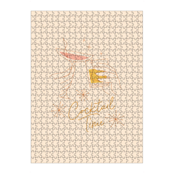 Puzzle Ravensburger "Anstoßen im Retro-Stil" artboxONE - Essen & Trinken,Essen & Trinken / Alkohol,Festivals