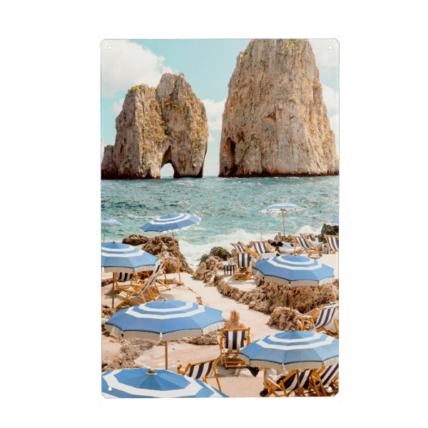 Holzbild "La Fontelina Beach" artboxONE - Natur,Für Kinder,Menschen,Reise / Strand und Meer,Für Mama